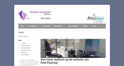 Desktop Screenshot of feetfeeling.nl
